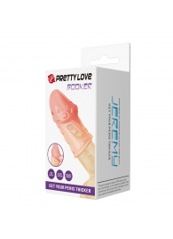 Телесная насадка на пенис Booker - 8 см. - Baile - в Ульяновске купить с доставкой