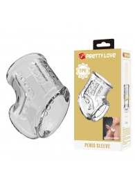 Прозрачная насадка на пенис и мошонку - Baile - в Ульяновске купить с доставкой