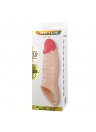 Телесная удлиняющая насадка на пенис Darnel - Baile - в Ульяновске купить с доставкой