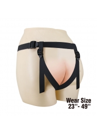 Черные трусики харнесс с платформой Caludio I - Baile - купить с доставкой в Ульяновске