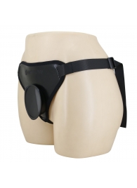 Черные трусики харнесс с платформой Caludio I - Baile - купить с доставкой в Ульяновске