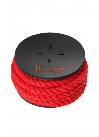 Красная веревка для шибари на катушке - 5 м. - Pecado - купить с доставкой в Ульяновске