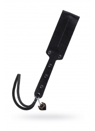 Черный кожаный пэддл - 32 см. - Pecado - купить с доставкой в Ульяновске