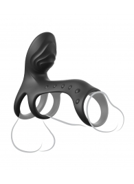 Черная насадка на пенис Ultimate Couples Cage Pro - Pipedream - в Ульяновске купить с доставкой