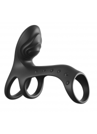 Черная насадка на пенис Ultimate Couples Cage Pro - Pipedream - в Ульяновске купить с доставкой