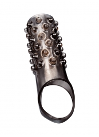 Дымчатая насадка на пенис с выпуклостями - 12 см. - Sex Expert - в Ульяновске купить с доставкой