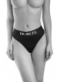 Черные трусики для ношения клиторального стимулятора Panty Lover - size L - Dorcel