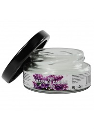 Массажная свеча «Сирень» - 50 мл. - SGAN - купить с доставкой в Ульяновске