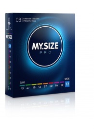 Презервативы MY.SIZE размер 72 - 3 шт. - My.Size - купить с доставкой в Ульяновске