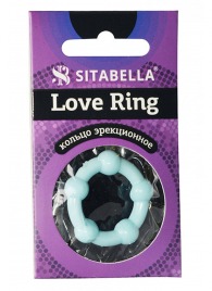 Цветное эрекционное кольцо Love Ring с бусинами - Sitabella - в Ульяновске купить с доставкой