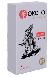 Точечные презервативы OKOTO Dotted - 12 шт. - Sitabella - купить с доставкой в Ульяновске