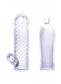 Набор из 2 прозрачных насадок на член Seductive Tickler Sleeves - NMC - в Ульяновске купить с доставкой