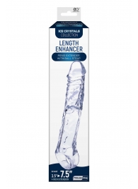 Прозрачная насадка-удлинитель Length Enhancer с подхватом - 22,3 см. - NMC - в Ульяновске купить с доставкой