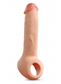 Телесная насадка-удлинитель Thrive 8.75 Inch Realistic Penis Extender Sleeve - 22,2 см. - Blush Novelties - в Ульяновске купить с доставкой