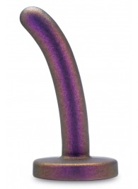 Фиолетовая насадка с гладкой поверхностью Surrender 4.75 Inch Beginner Pegging Dildo - 12 см. - Blush Novelties - купить с доставкой в Ульяновске