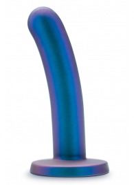 Синяя насадка с гладкой поверхностью Surrender 5.75 Inch Intermediate Pegging Dildo - 14,6 см. - Blush Novelties - купить с доставкой в Ульяновске