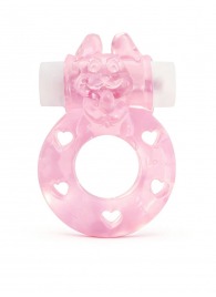 Розовое эрекционное виброкольцо в форме зайчика - 1137 - в Ульяновске купить с доставкой