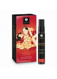 Оральный спрей Waves of Pleasure с ароматом клубники и шампанского - 20 мл. - Shunga - купить с доставкой в Ульяновске