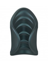 Серый сквозной мастурбатор с вибрацией Manwan Starter - Manwan - в Ульяновске купить с доставкой