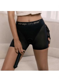 Трусики-шорты для фиксации насадок Strap-on-me Harness Lingerie Halo - size XS - Strap-on-me - купить с доставкой в Ульяновске