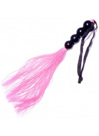 Розовая силиконовая плеть - 35,5 см. - Boys of Toys - купить с доставкой в Ульяновске