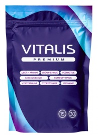 Супертонкие презервативы VITALIS Premium Super Thin - 15 шт. - Vitalis - купить с доставкой в Ульяновске