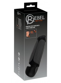 Черный вибромастурбатор с трехточечной стимуляцией Penis Trainer with 3 Point Stimulation - Orion - в Ульяновске купить с доставкой