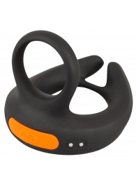 Черный вибростимулятор мошонки RC Scrotum Stimulator with Vibration - Orion - в Ульяновске купить с доставкой