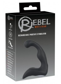 Черный перезаряжаемый стимулятор простаты с вибрацией - 14,6 см. - Orion - в Ульяновске купить с доставкой