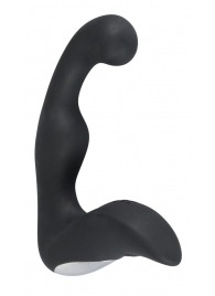 Черный перезаряжаемый стимулятор простаты с вибрацией - 14,6 см. - Orion - в Ульяновске купить с доставкой