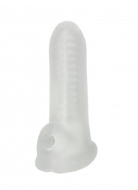 Белый фаллоудлинитель Striker - 13,5 см. - Lola Games - в Ульяновске купить с доставкой
