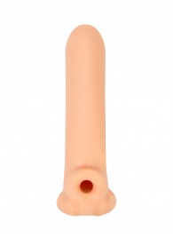 Телесный фаллоудлинитель Titan - 16,5 см. - Lola Games - в Ульяновске купить с доставкой