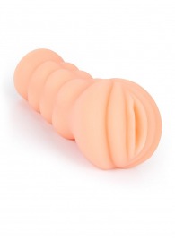 Телесный мастурбатор-вагина с эрекционными кольцами в комплекте - Sexy Girl - в Ульяновске купить с доставкой