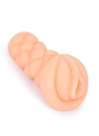 Телесный мастурбатор-вагина с вибропулей и эрекционными кольцами в комплекте - Sexy Girl - в Ульяновске купить с доставкой