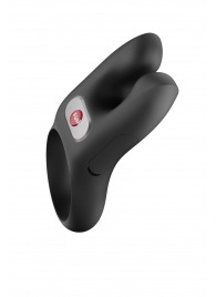 Черное эрекционное виброкольцо Nos - Fun Factory - в Ульяновске купить с доставкой