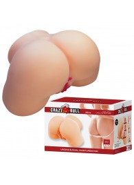 Телесный мастурбатор с 2 любовными отверстиями Olivia - Baile - в Ульяновске купить с доставкой