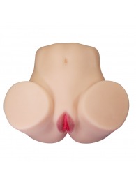 Телесный мастурбатор Julia с 2 любовными каналами - Baile - в Ульяновске купить с доставкой