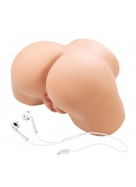 Телесный мастурбатор Olivia с 2 любовными отверстиями - Baile - в Ульяновске купить с доставкой