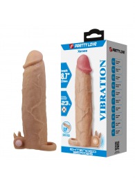 Телесная насадка на пенис Xerxes - 22 см. - Baile - в Ульяновске купить с доставкой