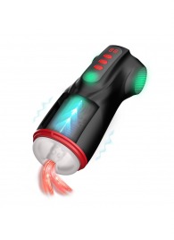 Интерактивный мастурбатор Raven с вакуумом, вибрацией и подсветкой - Shots Media BV - в Ульяновске купить с доставкой