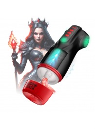 Интерактивный мастурбатор Raven с вакуумом, вибрацией и подсветкой - Shots Media BV - в Ульяновске купить с доставкой