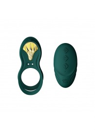 Зеленое эрекционное виброкольцо Bayek с пультом ДУ - Zalo - в Ульяновске купить с доставкой