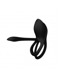 Черное эрекционное виброкольцо Bayek с пультом ДУ - Zalo - в Ульяновске купить с доставкой