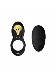 Черное эрекционное виброкольцо Bayek с пультом ДУ - Zalo - в Ульяновске купить с доставкой