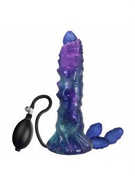 Фиолетовый яйцеродящий фаллоимитатор Duskwalker Sentinal на присоске - 22,4 см. - Baile - купить с доставкой в Ульяновске