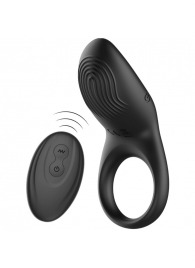Черное эрекционное виброкольцо с пультом ДУ - Ibiza - в Ульяновске купить с доставкой