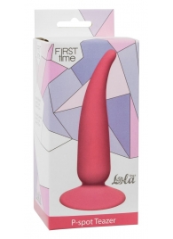 Розовая анальная пробка P-spot Teazer Pink - 12,2 см. - Lola Games - в Ульяновске купить с доставкой