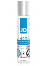 Возбуждающий лубрикант на водной основе JO Personal Lubricant H2O Warming - 30 мл. - System JO - купить с доставкой в Ульяновске