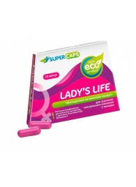 Возбуждающие капсулы Ladys Life - 14 капсул (0,35 гр.) - SuperCaps - купить с доставкой в Ульяновске