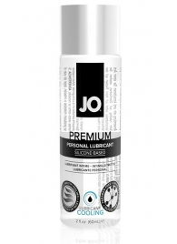 Охлаждающий лубрикант на силиконовой основе JO Personal Premium Lubricant Cooling - 60 мл. - System JO - купить с доставкой в Ульяновске